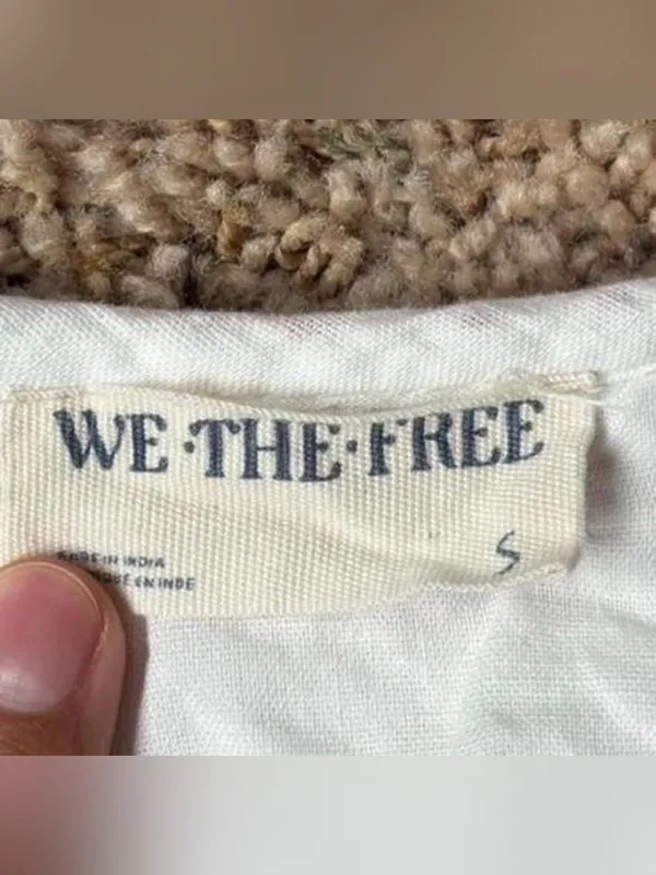 Cotton Free People Henley - Image 4