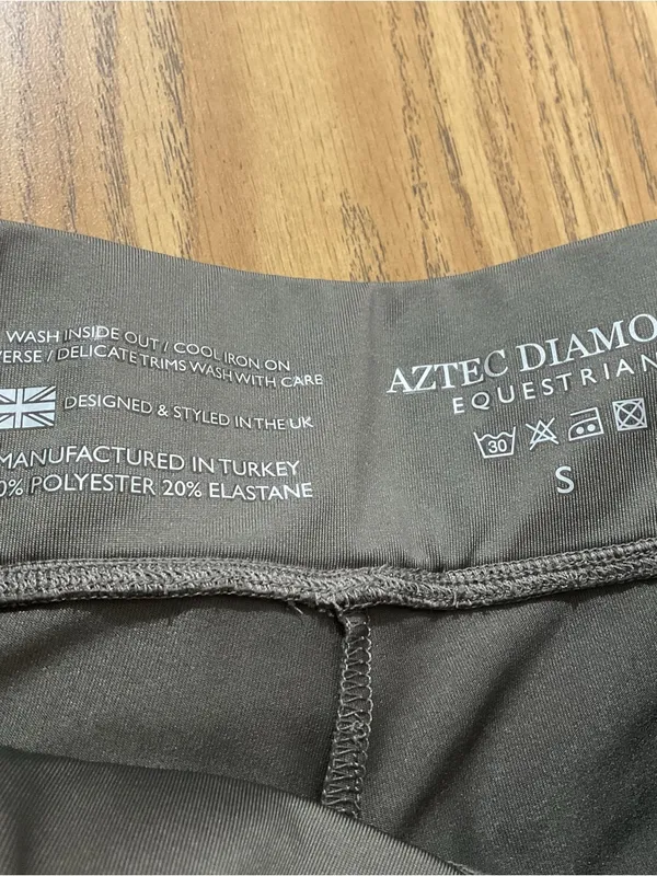 Aztec Diamond Equestrian Riding Pants Womens Size Small Green - Image 8