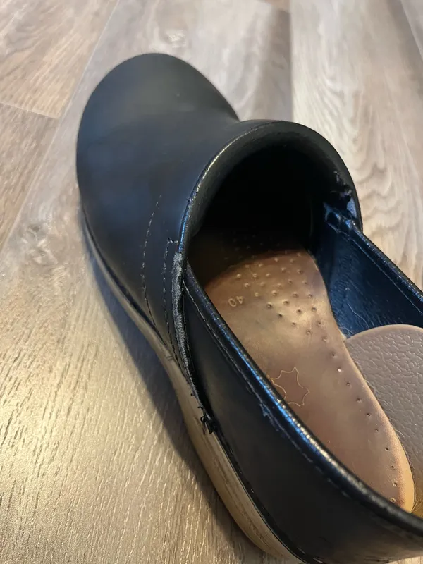 Dansko Professional Black Oiled Leather Clogs - Image 7