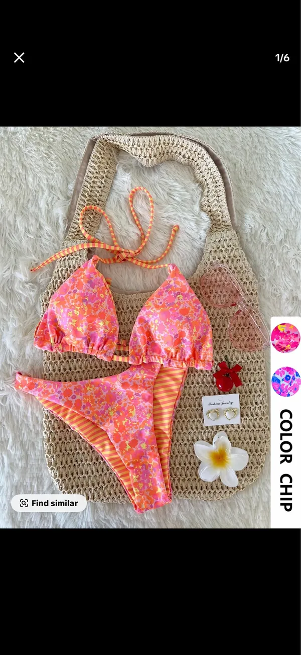 Bikini Orange Size M - Image 2