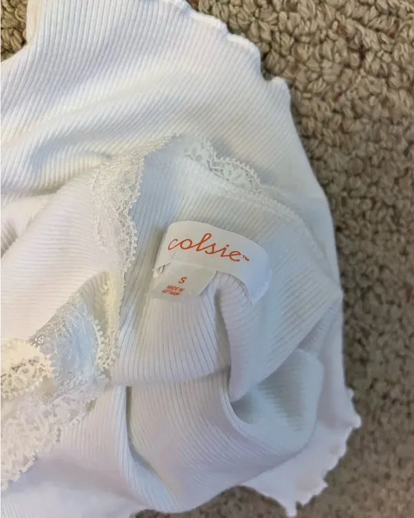 Target Basic tank top lace white - Image 4