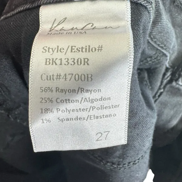 KanCan Black‎ High Rise Skinny Stretchy Ankle Fit Jeans Women's Size 27 - Image 6
