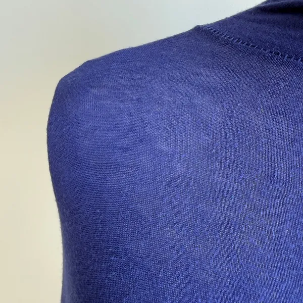 We the Free Cobalt Blue Royal Blue Mockneck Oversized Longsleeve Boho Size S - Image 8