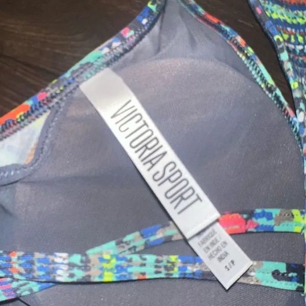 Victoria’s Secret Sport strappy multicolored S athletic bra - Image 3