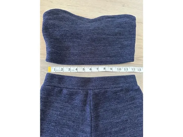 Strapless Set Women's Size Small Navy Blue - Image 4