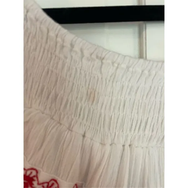 Muche muchette white gauze embroidered swing dress - Image 6