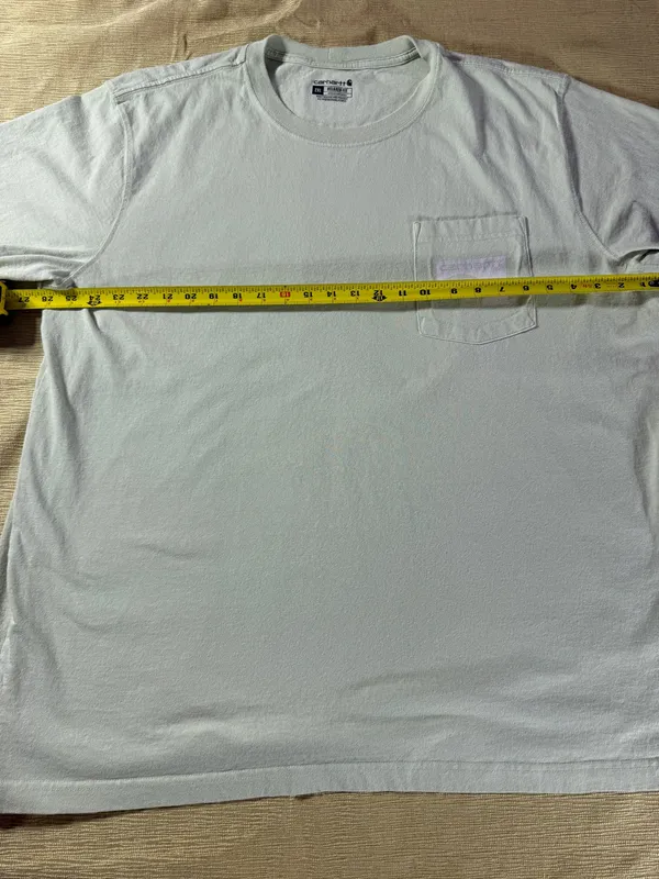 Carhartt 1889 Pocket T Shirt Men’s 2XL Relaxed Fit Green Workwear Graphic - Image 5
