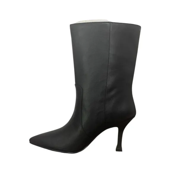 NIB! Lisa Vicky Arthaul Pointed Toe Leather Heeled Bootie - Size 8.5 - Image 5