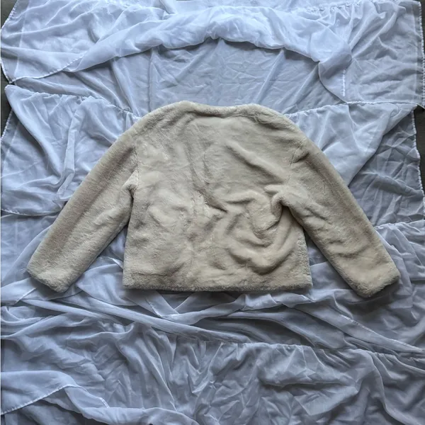 Zara TRF Collection Outerwear Faux Fur Plush Jacket - Image 11