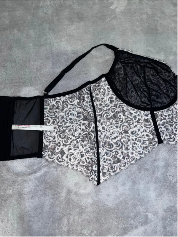 Anthropologie Leopard Print Lace Corset Bra 3X - Image 11
