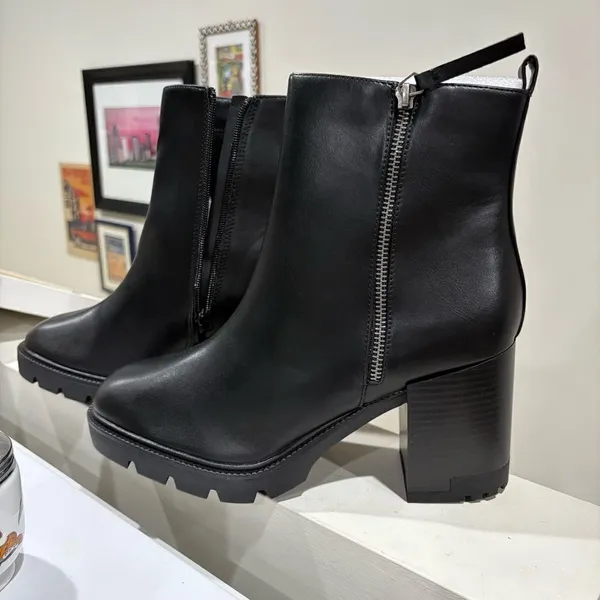Esprit Women's Perlina Block Heeled Booties Size 11 - Image 2
