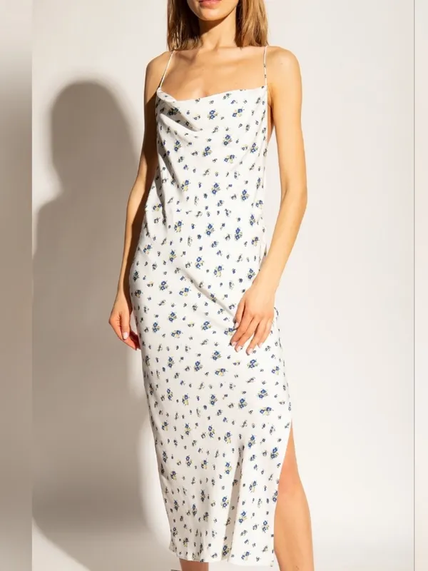 Revolve x Samsoe Samsoe Apples ML Dress In Sun Bouquet Floral NWT Size Medium - Image 3