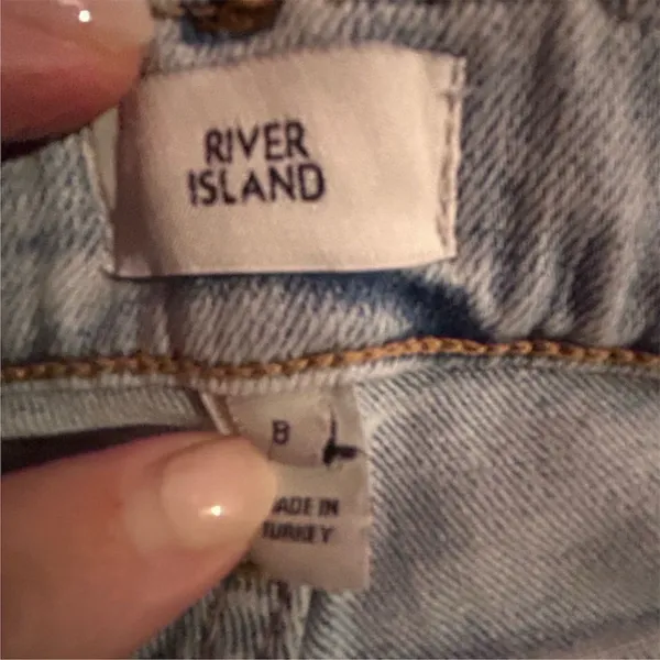 River Island Women's‎ High Rise Skinny Jeans Light Denim Size 4 - Image 8