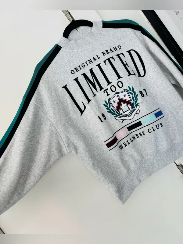 Vintage Limited Too Crewneck cotton Sweatshirt women's small measurments inside - Image 3