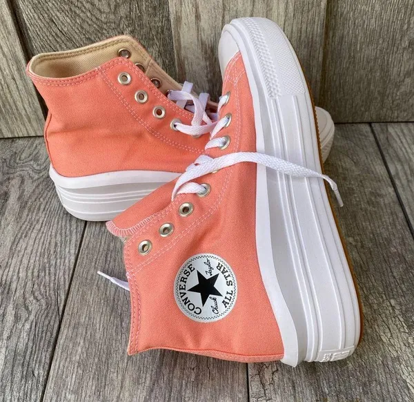 Converse Chuck Taylor All Star Platform Sneakers Women's Size 8.5 Flamingo - Image 5