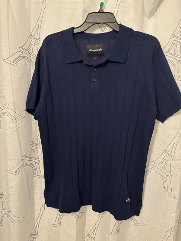 Aeropostale Top Men’s Navy Sz.L  - Image 6