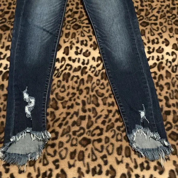 KanCan Jeans Mid Rise Ankle Distressed Skinny Jeans Women’s Size 0 /… - Image 3