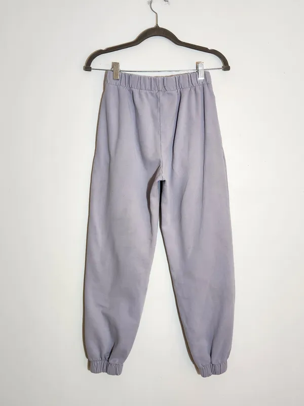 John Galt Light Purple-Gray Sweatpants One Size Flaw - Image 4