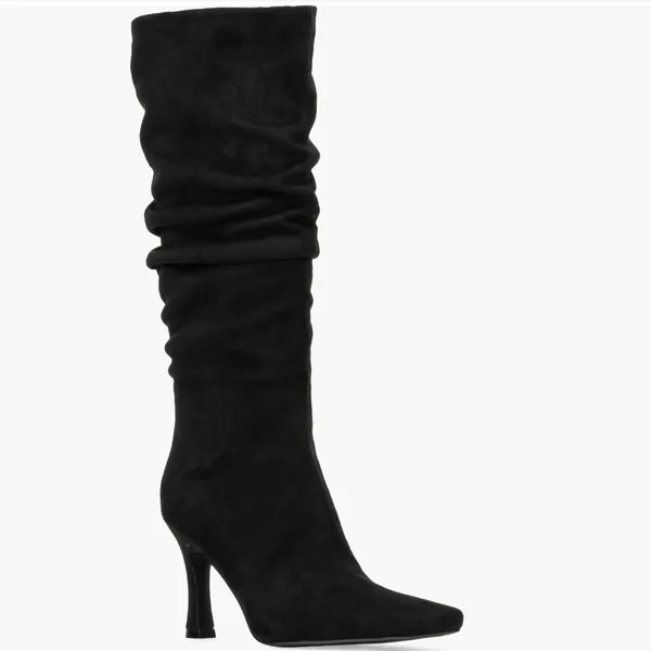 NEW NEW YORK & COMPANY Kalissa Tall Convertible Stiletto Boot Houndstooth 7 - Image 4