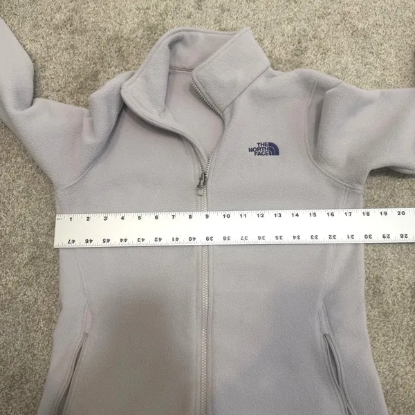 The North Face small full zip fleece jacket coat pockets C2 3259 - Image 3