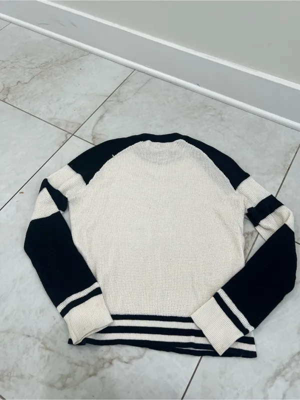 Faherty Cream Wrigley Throwback Sweater Size XS - Image 6