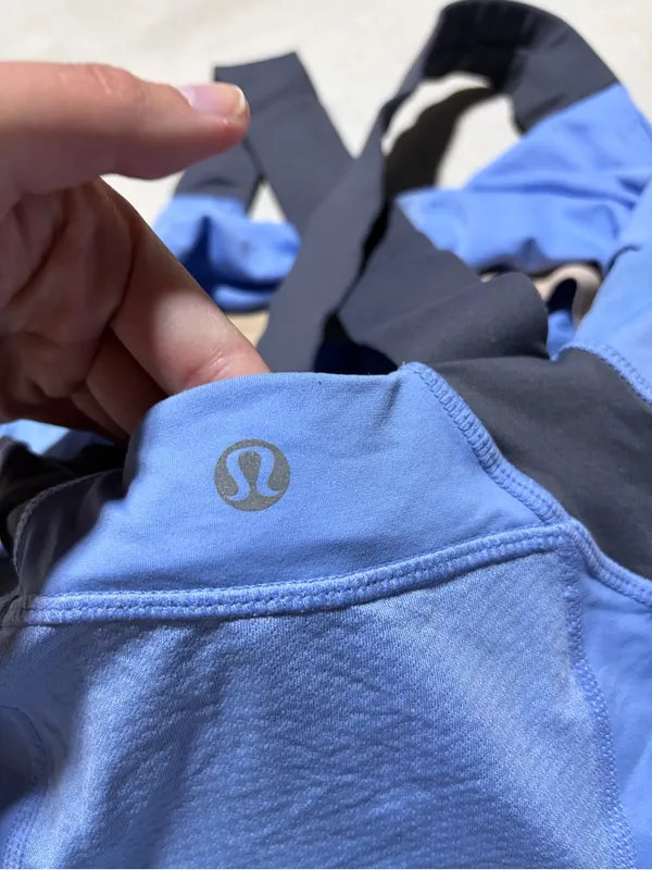 lululemon athletica Blue tank top with built in bra 4 - Image 3