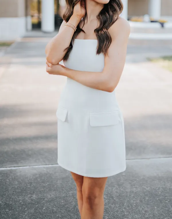 Revolve superdown Mini Dress White - Image 2