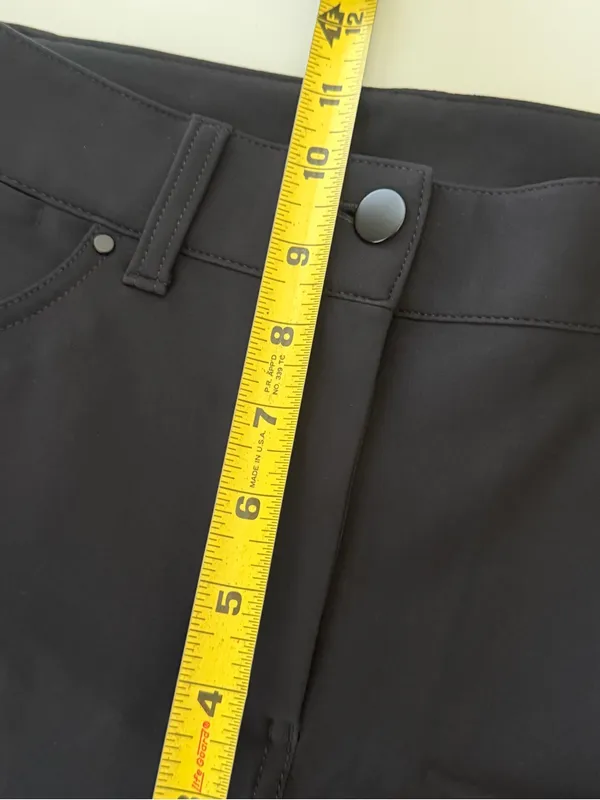 Lululemon City Sleek 5 Pocket 7/8 Pants Black 27 - Image 7