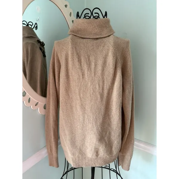 Lauren Ralph‎ Lauren Buckle-Trim Mélange LambsWool XL Turtleneck Sweater. - Image 5
