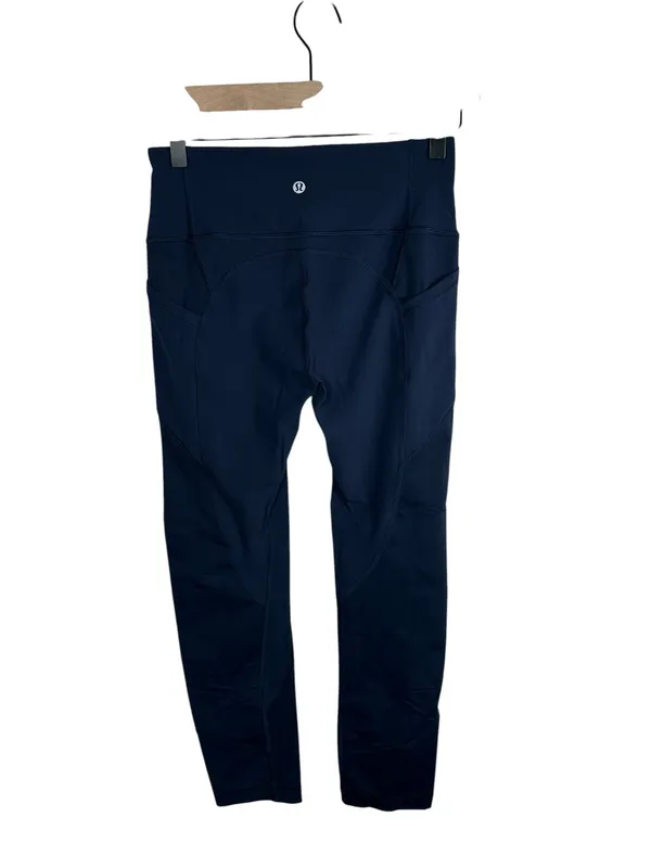 Lululemon All The Right Places Crop II‎ 23 Leggings True Navy Size 6 - Image 4