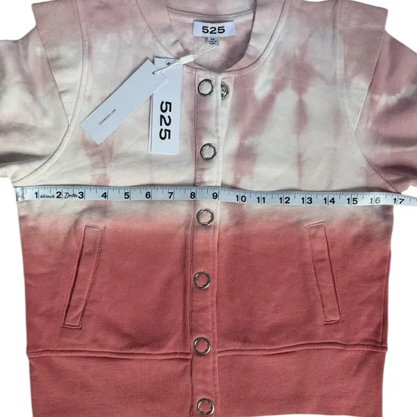 525 AMERICA Jogger Set XS‎ Clay Rose Pink Revolve Ombre Streetwear NEW - Image 9