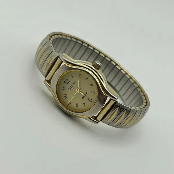 Vintage Carriage by Timex Indiglo Women’s Quartz Watch Working New Battery - Image 4