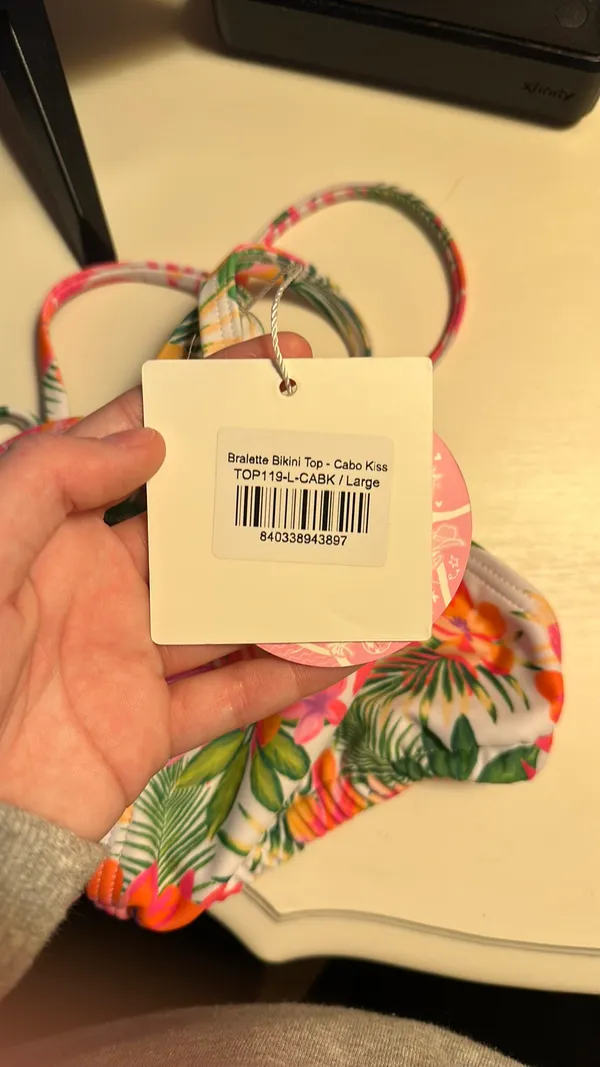 Kulani Kinis Floral Bikini Top - Image 4