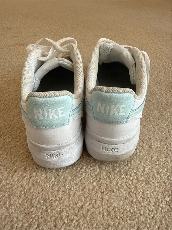 Nike Women's Court Vision Alta Leather 'White/Blue' Women Size 9 - Image 3