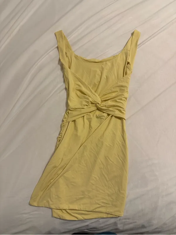 Princess Polly Yellow Bodycon Mini Dress - Women's - Image 4