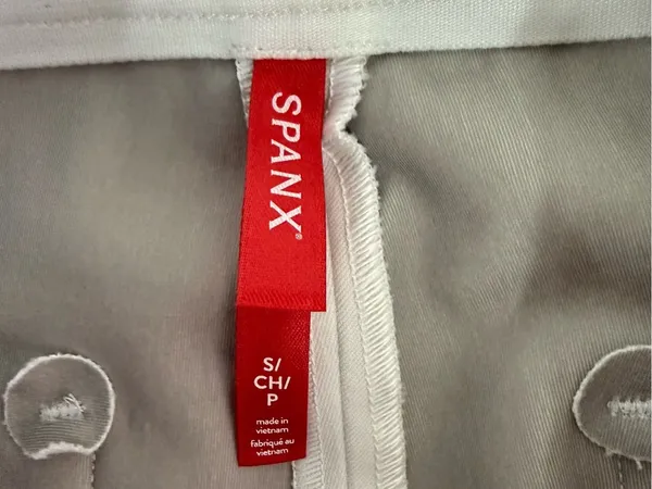 SPANX On-The-Go Kick Flare Pants White Size Small Stretch Pull On - Image 4