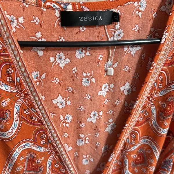 Zesica Floral Wrap Mini Dress - Image 6