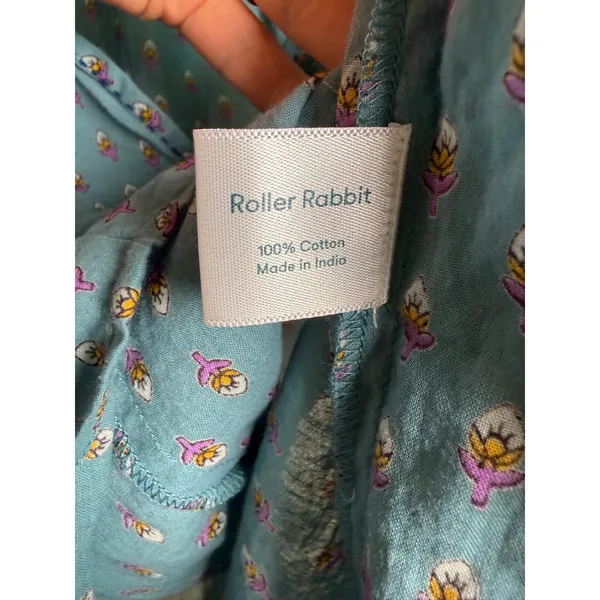 Roller Rabbit Size Medium Cotton Long Sleeve Blouse - Image 5