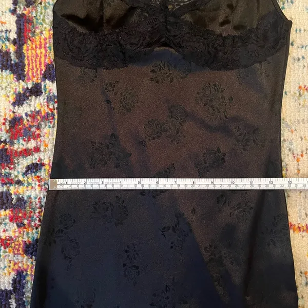 Motel Rocks Slip Mini Black Lace Dress - Image 6