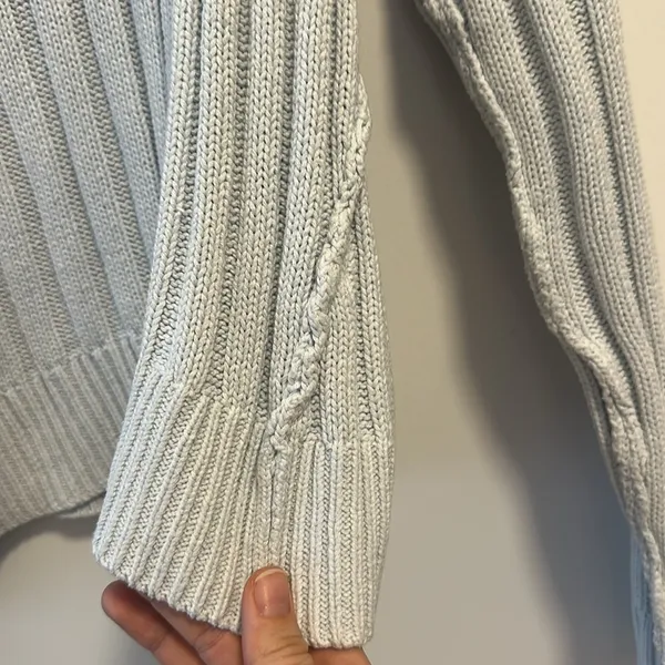 Forever21 Ribbed Knit Foldover Sweater - Image 8