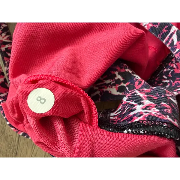 Lululemon‎ Energy Bra Top Exhale Boom Juice Pink Size 8 Strappy Stretch Cropped - Image 4