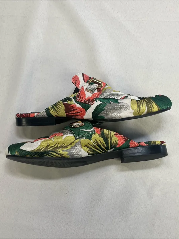 Steve Madden Multicolor Floral Bee Embroidered Slip-On Mules - Image 7
