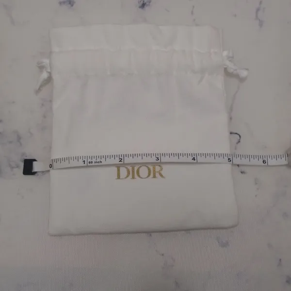 DIOR White STORAGE cover/pouch/dust bag Small DUST BAG New No Tag - Image 3