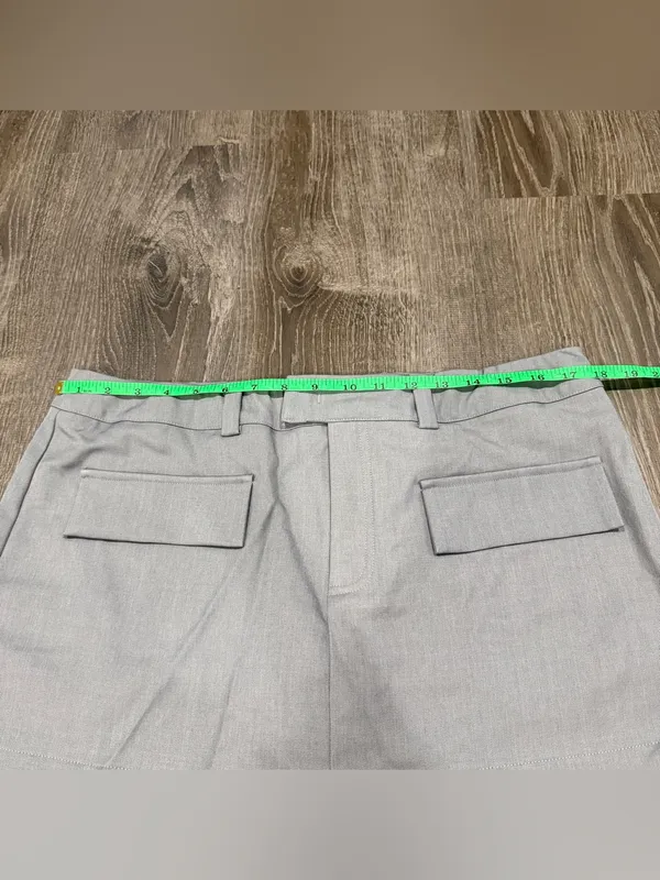 NWT Halara Grey Cargo Mini Skirt - Image 8