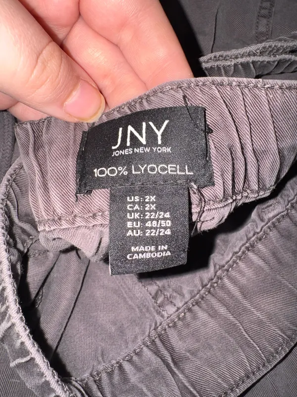 JNY drawstring pants Gray Size 2X - Image 3