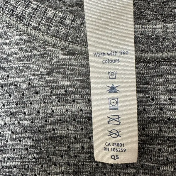 Lululemon Swiftly Tech Long Sleeve Gray Space Dye Athletic Gorpcore Womens 10 - Image 5
