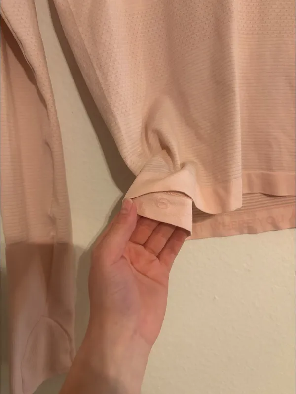 Light pink lululemon race length swiftly tech long sleeve  - Image 3