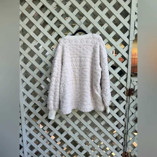 Free people Cable Knit Sweatshirt - Image 7