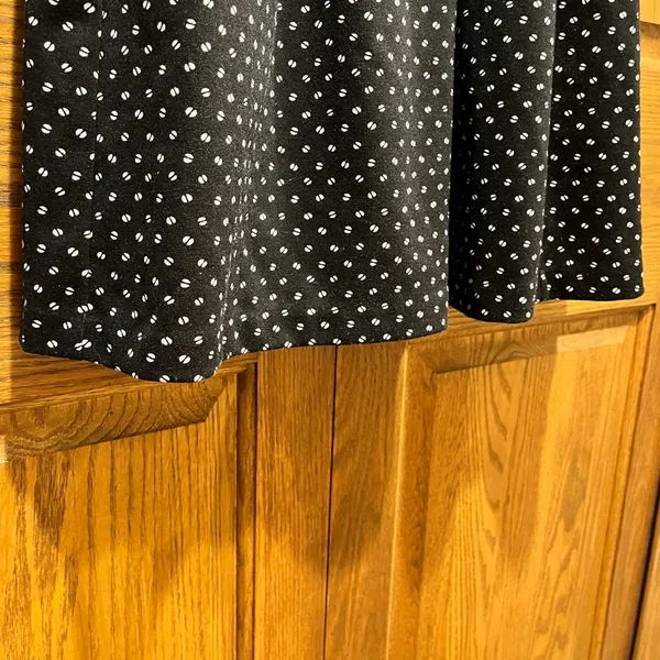 Elle Polka Dot Sleeveless Mini Swing Dress w/ Cobalt Blue Belt - Size 8 - Image 5