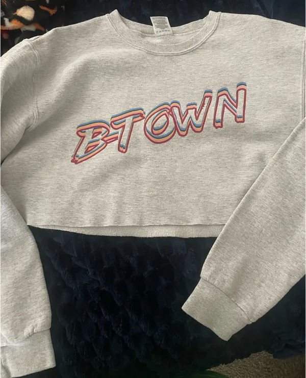 Cropped Jerzees Crewneck - Image 2